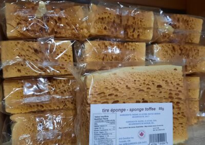 Canadian made sponge toffee